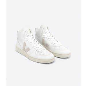 VEJA V 15 Extra White Natural Leather
