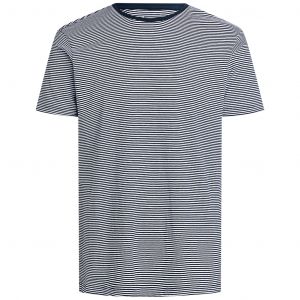 Knowledge Cotton Apparel Striped t-shirt totale eclipse