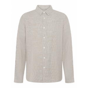 KnowledgeCotton Apparel Dune stripe shirt green stripe