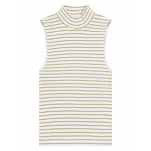 KnowledgeCotton Apparel Rib mock neck top