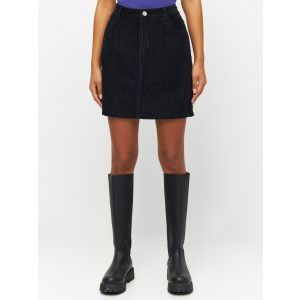 Knowledge Cotton Apparel Corduroy Skirt black