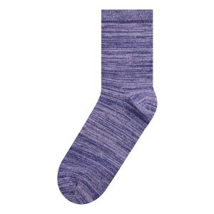 Knowledge Cotton Apparel Single Pack Space dye Lurex socks violet tulip