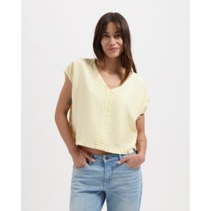 Kuyichi Top EMILY faded yellow