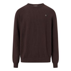 Knowledge Cotton Apparel Pique knit choccolate plum