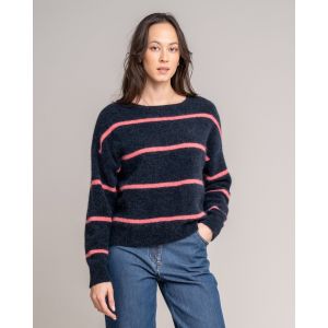 JohnnyLove Wollpulli Tanya baltic blue aus Mischgewebe