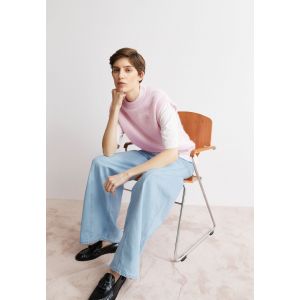 ARMEDANGELS MOHAIR BLEND KNIT VEST pink mist