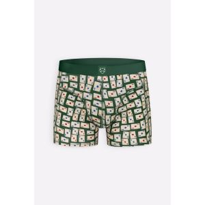 A.dam Boxer Brief Green Cardgame Pine Needle