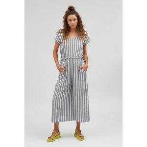 SUITE13LAB NUM STRIPES JUMPSUIT blue stripes