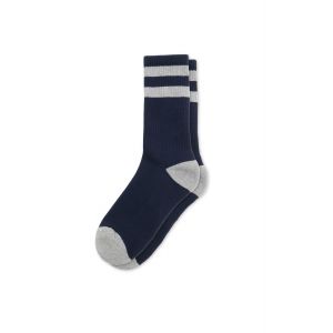 KLITMØLLER COLLECTIVE Contrast sock navy/light grey