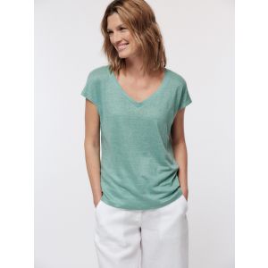 LANIUS-Shirt-mit-V-Ausschnitt-mineral-green-01