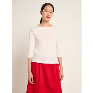 LANIUS_125_13633-101-off-white-_U-Boot-Shirt-mit-3-4-Arm_02