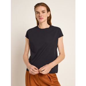 LANIUS_125_13826-199-black-34_Shirt-mit-ueberschnittener-Sch