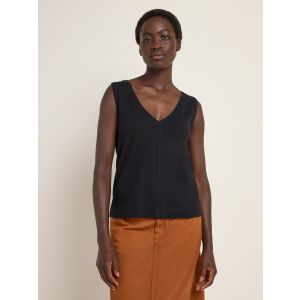 LANIUS_125_14261-199-black-34_Top-mit-V-Ausschnitt_02