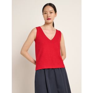 LANIUS_125_14261-376-red-34_Top-mit-V-Ausschnitt_02
