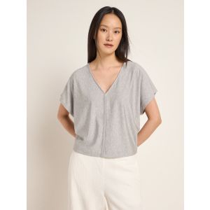 LANIUS_125_14327-131-silver-grey-melange-34_Blusenshirt_02