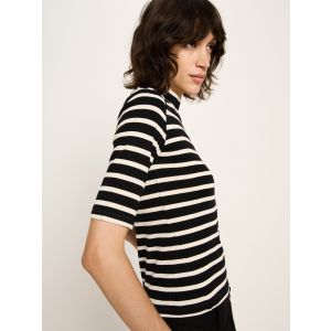 LANIUS_225_14414-00-902-black-off-white-34_Streifen-Halbarms