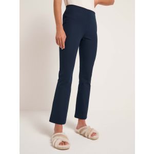 LANIUS Damen Hose GOTS mit ausgestelltem Bein night blue