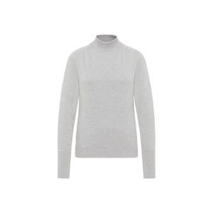 LANIUS Rollkragenpullover GOTS off white