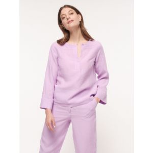 LANIUS_SS23_13495-00_Bluse-3-4-Arm_light-lilac_01