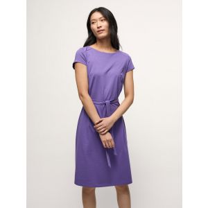 LANIUS_SS23_13526-00_Kurzarmkleid_dark-lilac_01