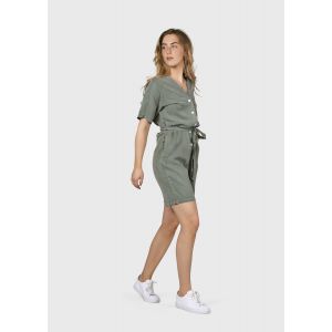 Klitmøller Collective Marna Short Jumpsuit aus 100 % Lyocell  pale green