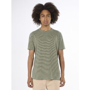 Narrow-striped-slub-t-shirt-GOTS-Vegan-1380-Swamp-Extra-0