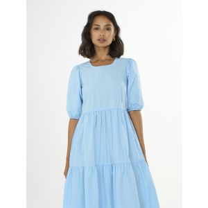 Puff-sleeve-poplin-dress-GOTS-Vegan-airy-blue-2