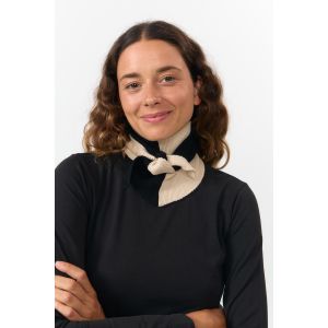 SUITE13LAB ALMA SCARF Bicolor Black