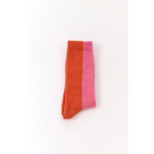 SUITE13LAB BICOLOR WOOL SOCKS pink