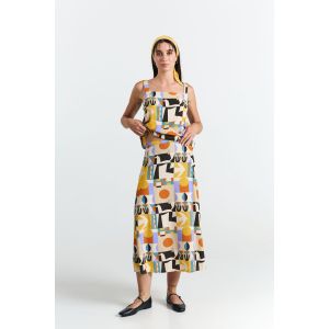 SUITE13LAB BORNEO SKIRT PRINT VIBES