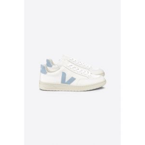 Veja V-12 Leather White Steel