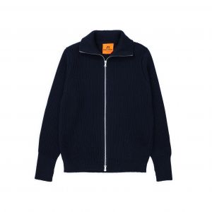 Andersen-Andersen Navy Full-Zip navy blue