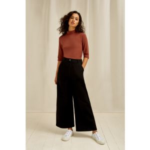 People Tree Rochelle  Hose mit weitem Bein Black